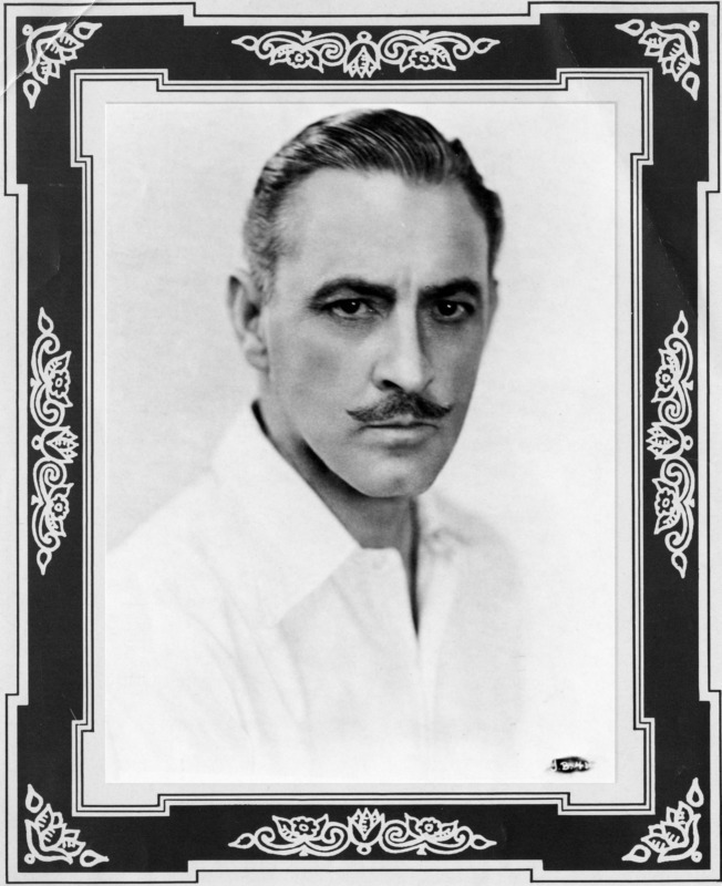 portrait of film star John Barrymore